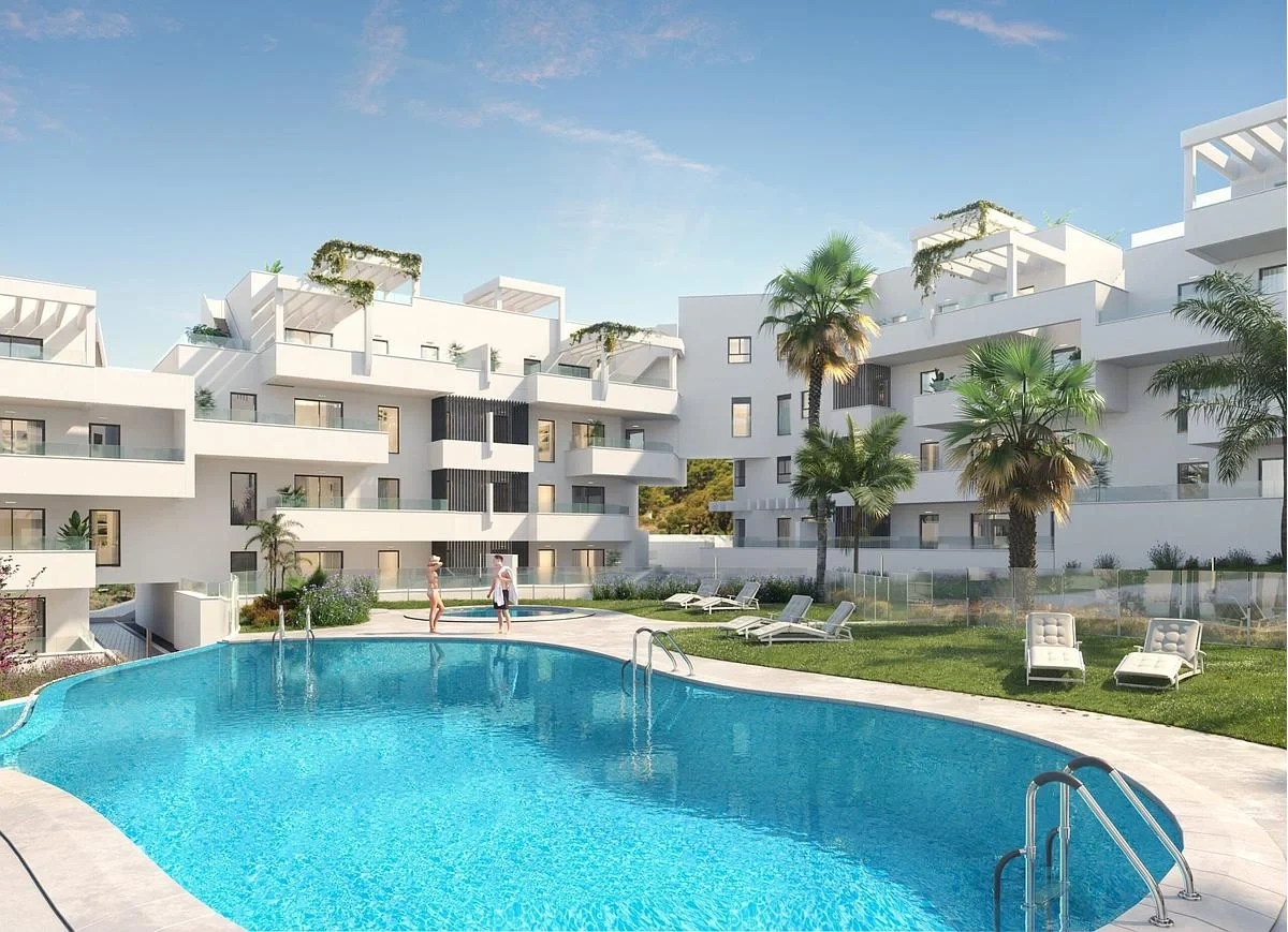 2 - продажа квартира вид моря malaga  андалусия испания