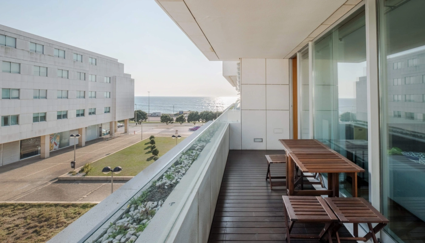 1 - alquiler vacaciones apartamento frente al mar matosinhos región norte portugal