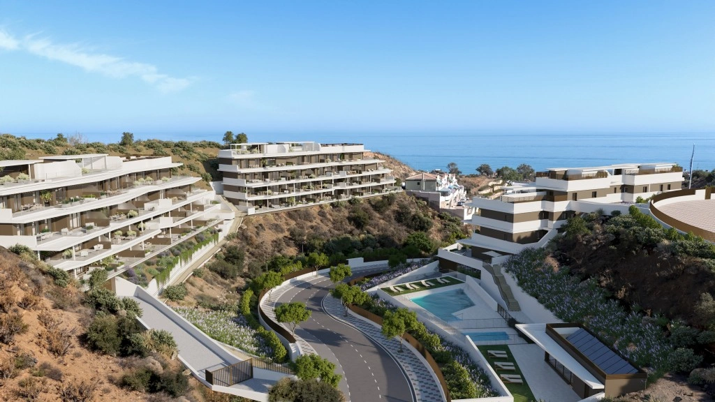 1 - venta apartamento vista al mar rincon de la victoria andalucía españa