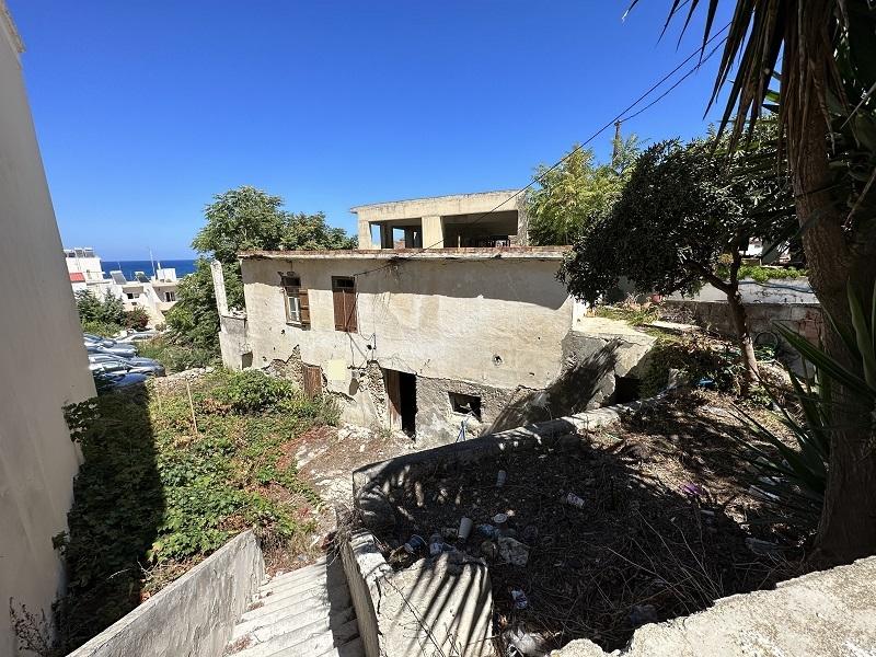 2 - vente maison plage à pied pánormos crète grèce