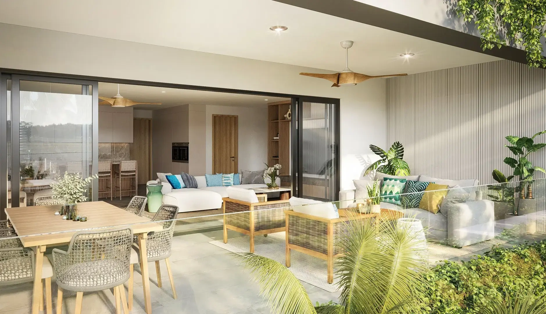 2 - verkoop appartement strand to voet pointe aux biches pamplemousses mauritius