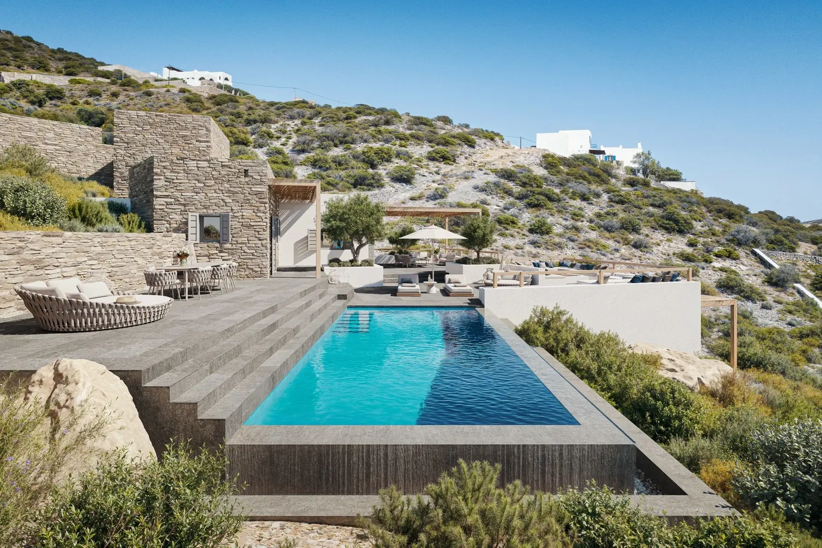 2 - venta villa vista al mar antiparos - cícladas egeo meridional grecia
