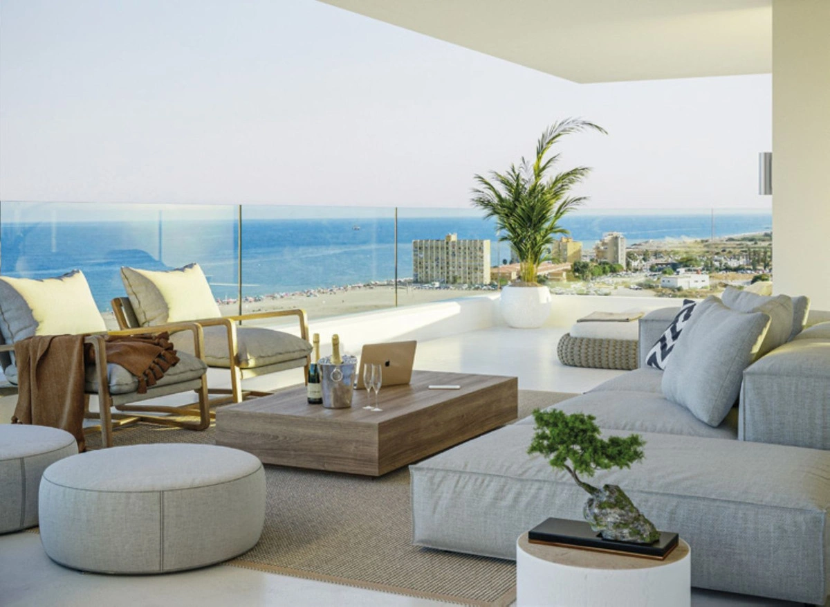 2 - verkoop appartement uitzicht op zee malaga  andalusië spanje