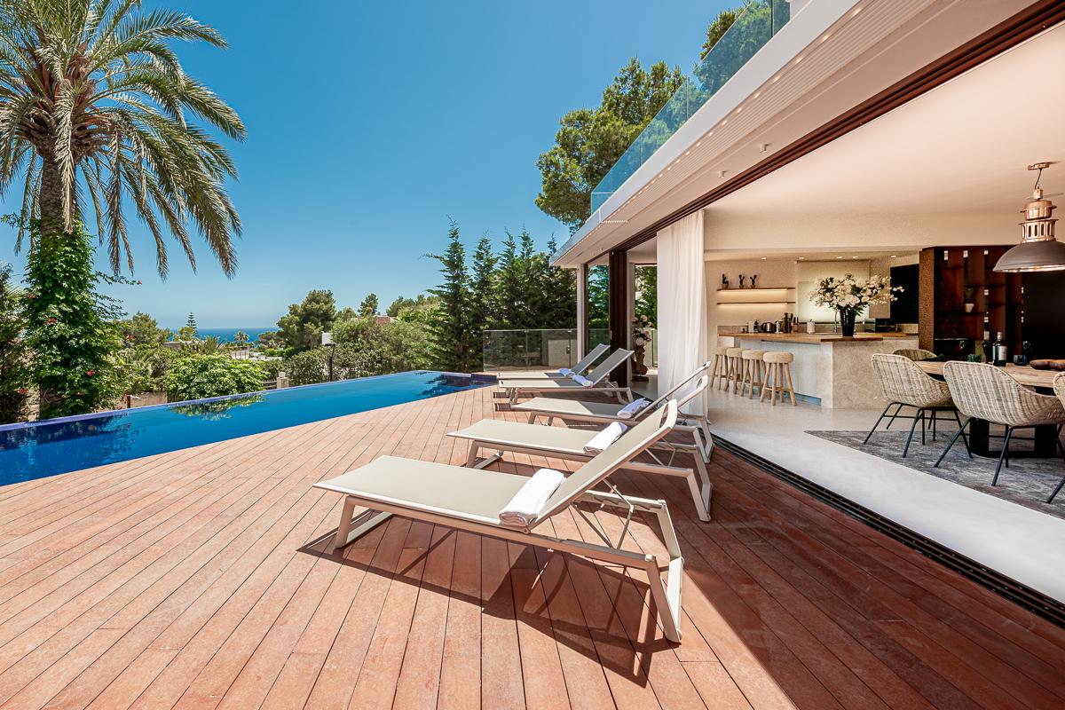 1 - venda casa frente ao mar cap martinet ibiza - ilhas baleares espanha
