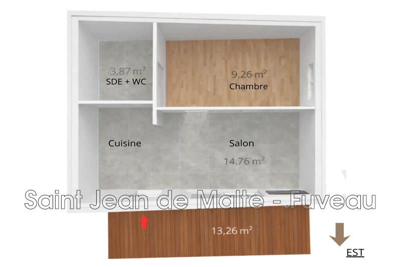 2 - verkauf wohnung gréasque bouches-du-rhône frankreich