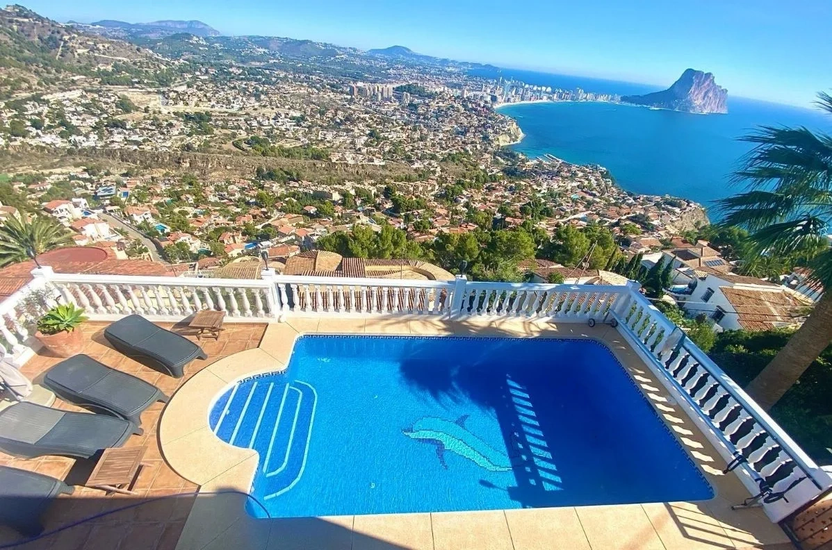 2 - venta casa vista al mar calpe - costa blanca comunidad valenciana españa