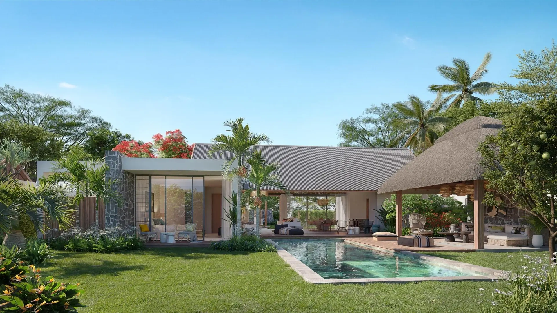 2 - villa for sale in beau champ flacq mauritius