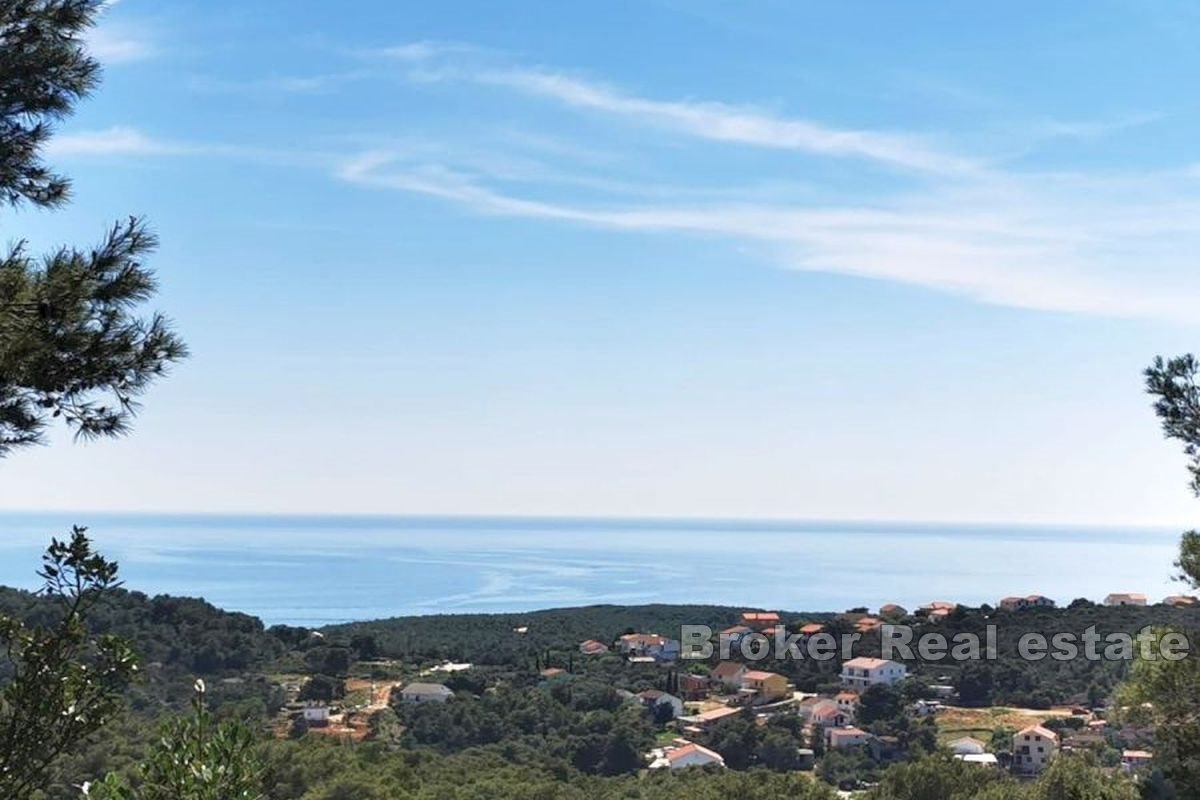 1 - sea view plot of land for sale in vis split-dalmatia croatia