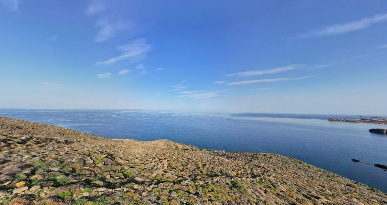 2 - vente terrain vue mer antiparos - cyclades egée méridionale grèce