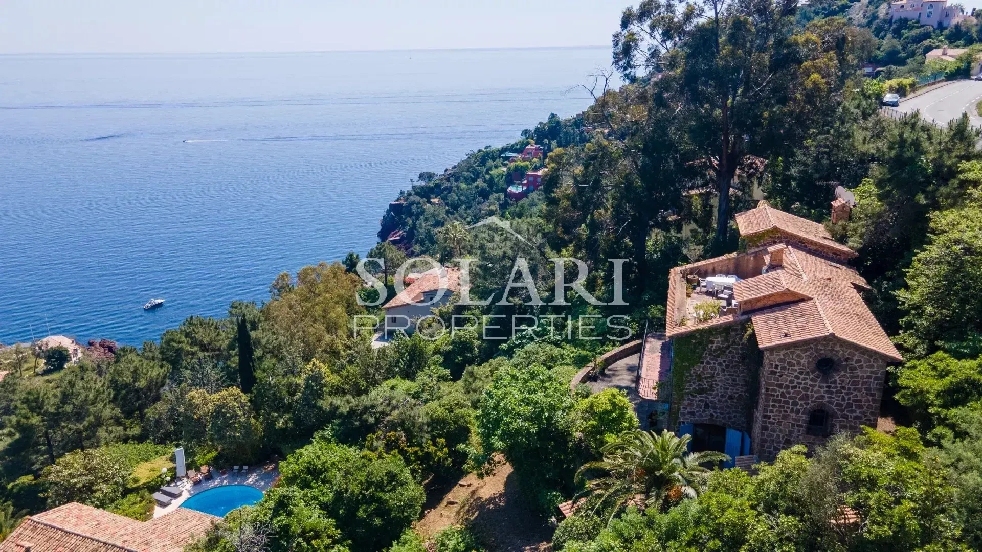 1 - verkauf haus meerblick théoule-sur-mer alpes-maritimes frankreich