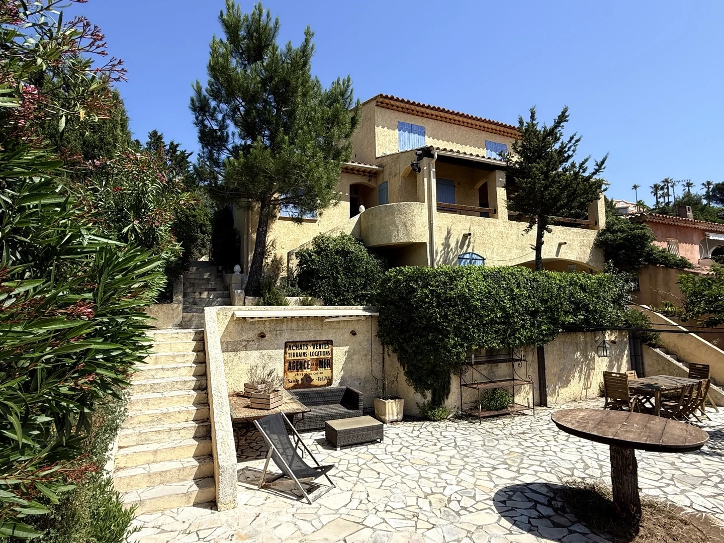 1 - vente maison vue mer les issambres var france
