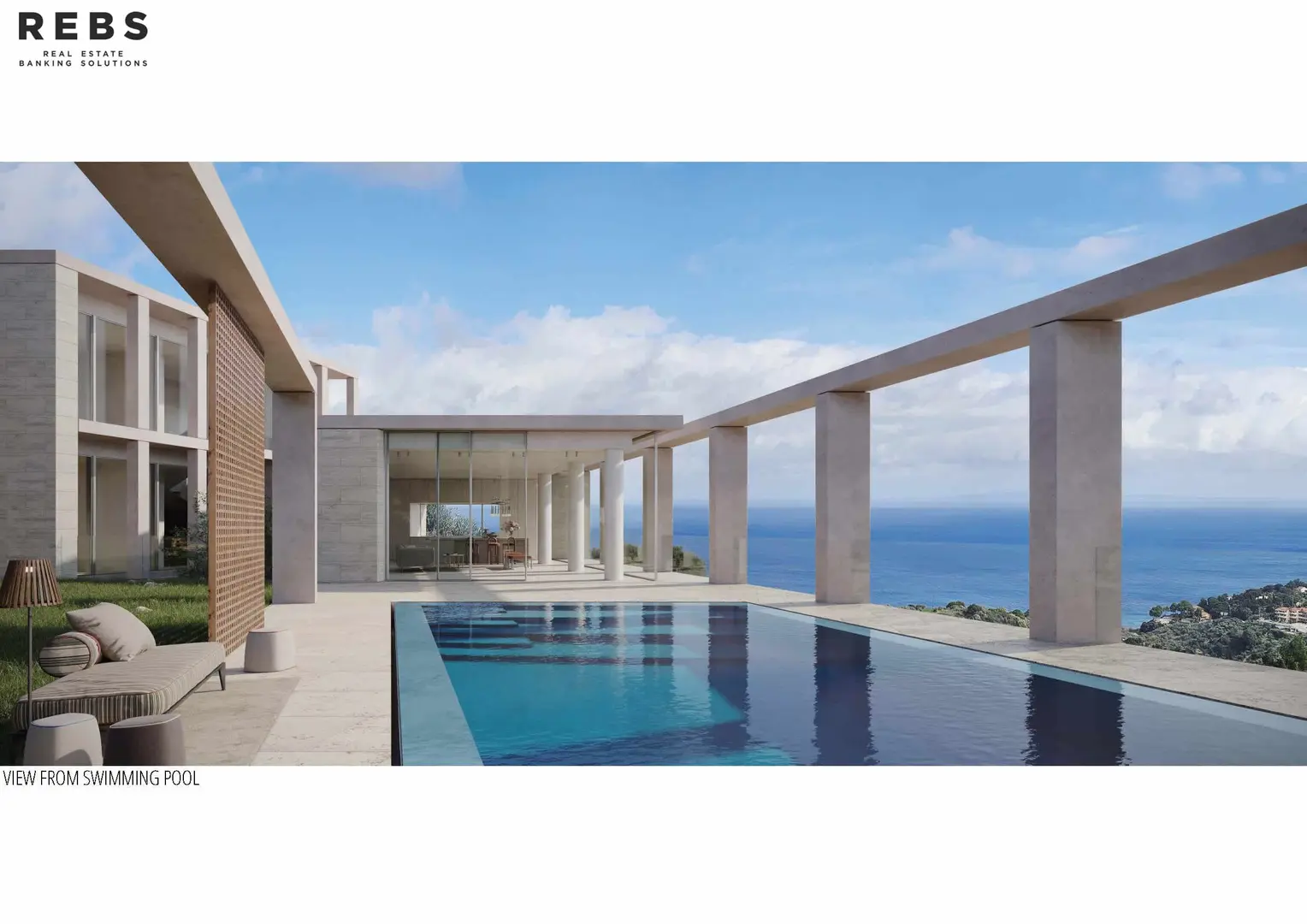 Casa vista mare con piscina
