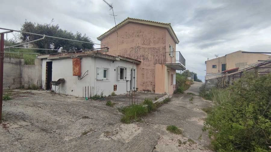 1 - vente maison vue mer loutses îles ioniennes grèce