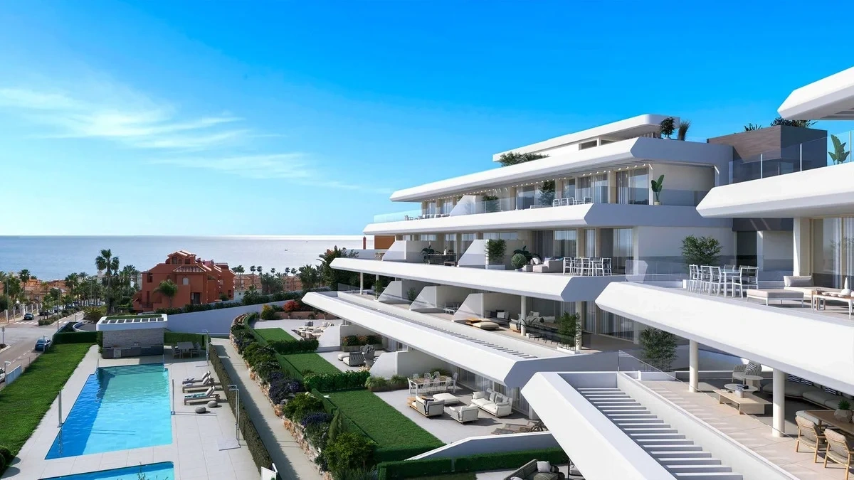 2 - venda apartamento vista de mar estepona - costa del sol andaluzia espanha