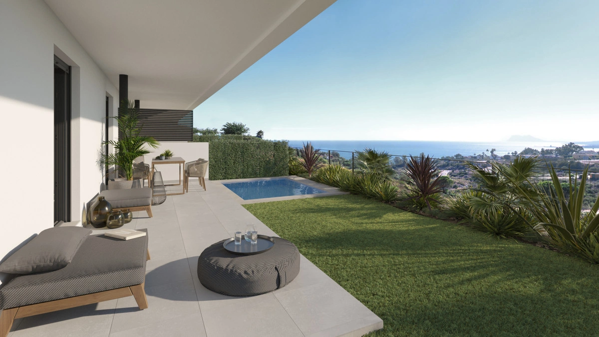 Casa vista al mar con 4 dormitorios