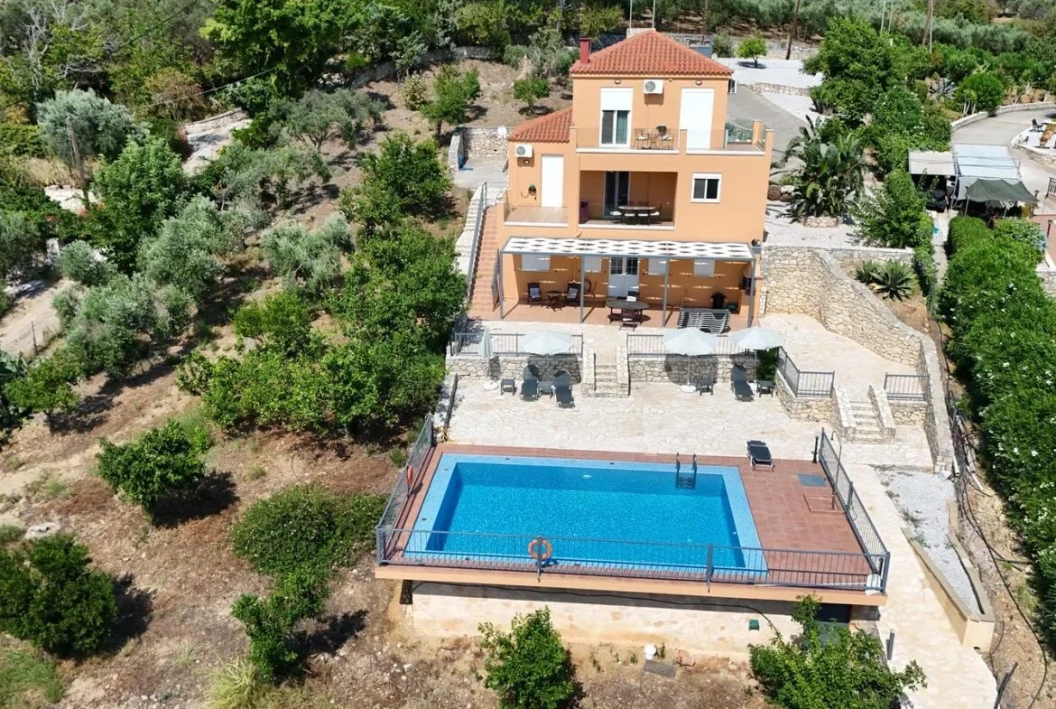 1 - venda casa vista de mar límni kourná creta grécia