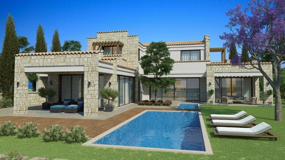 2 - продажа villa вид моря paphos пафос кипр