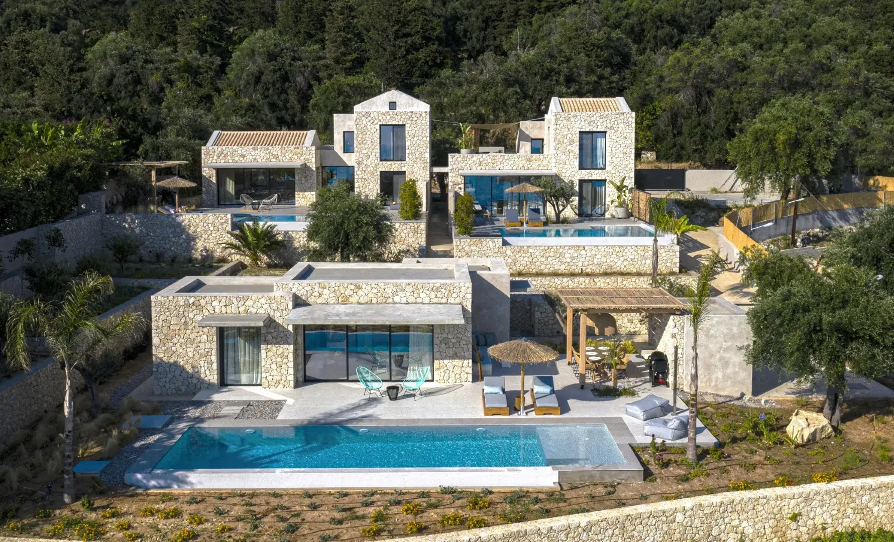 1 - vente maison vue mer paramonas îles ioniennes grèce