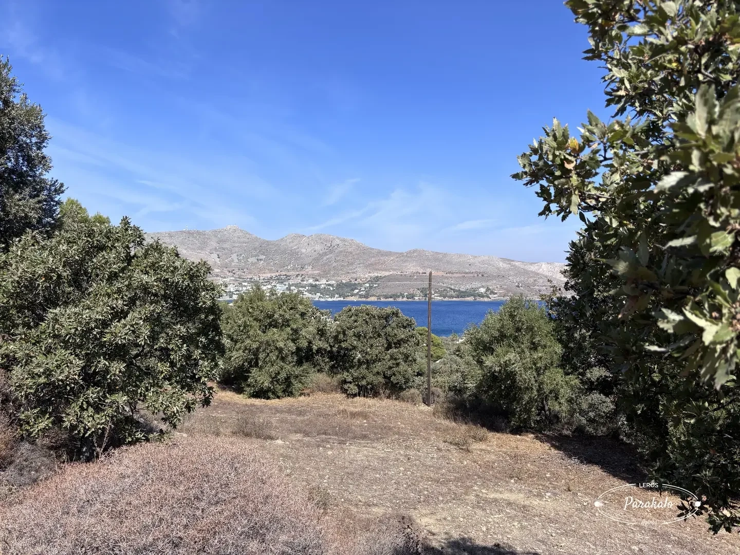2 - sea view plot of land for sale in leros south aegean greece