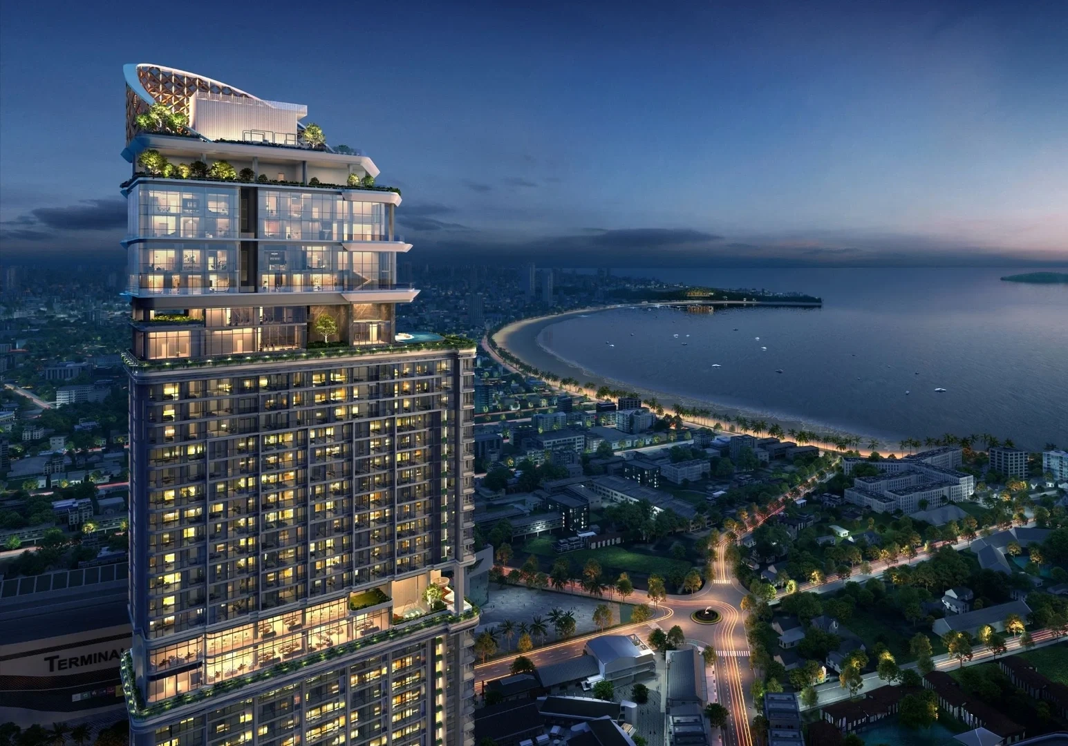1 - vente appartement vue mer pattaya chonburi thaïlande