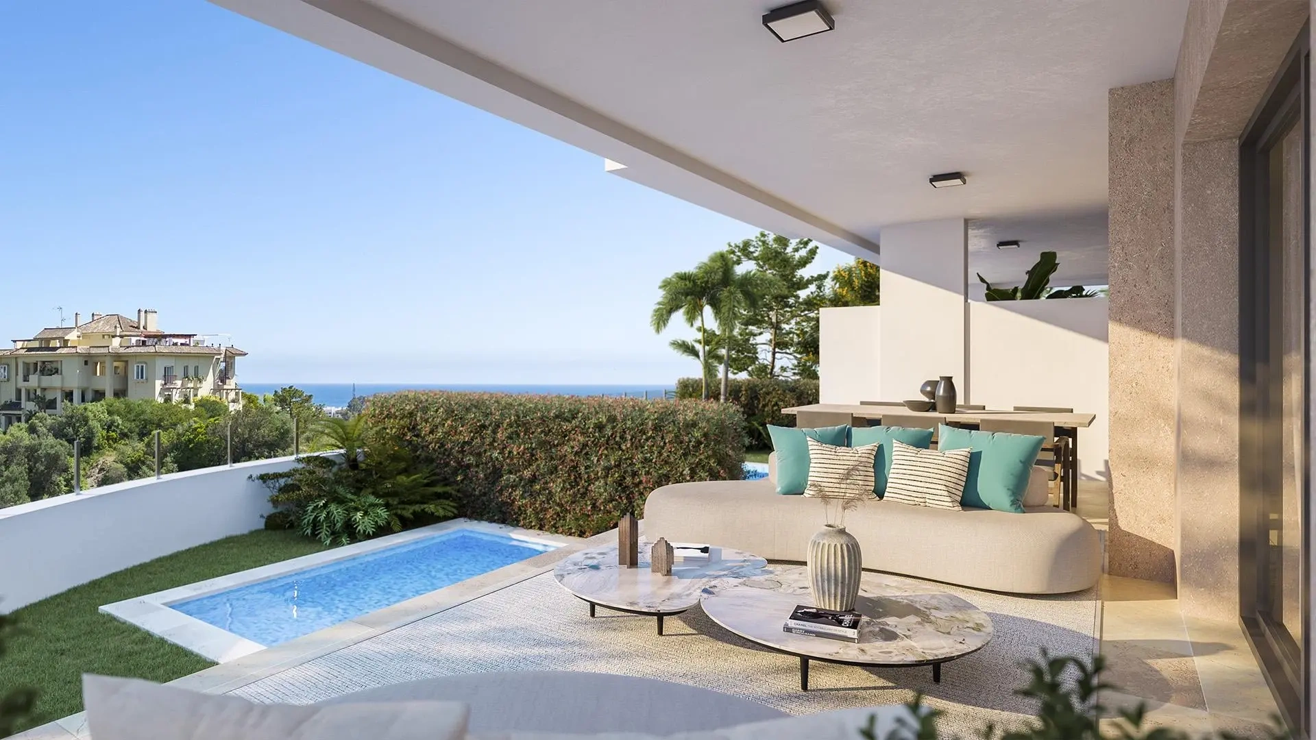 2 - verkoop appartement uitzicht op zee estepona - costa del sol andalusië spanje