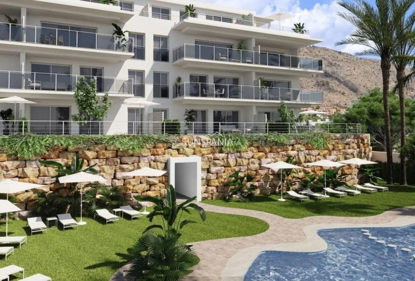 1 - verkauf wohnung meerblick finestrat - costa blanca valencia spanien