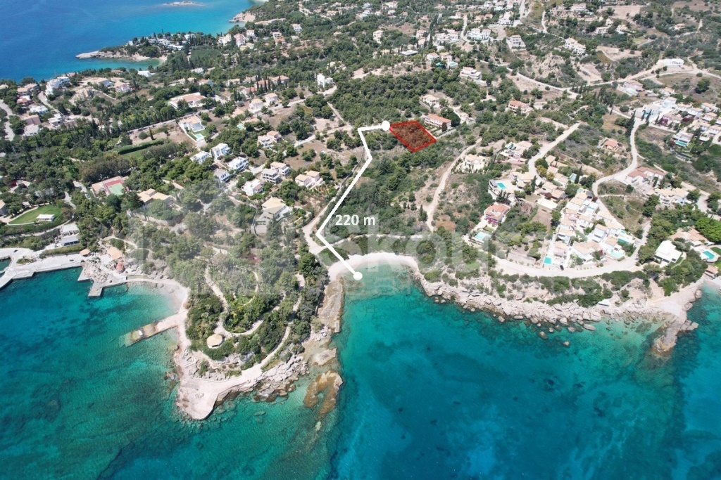 2 - vente terrain plage à pied ágios aimilianós péloponnèse grèce
