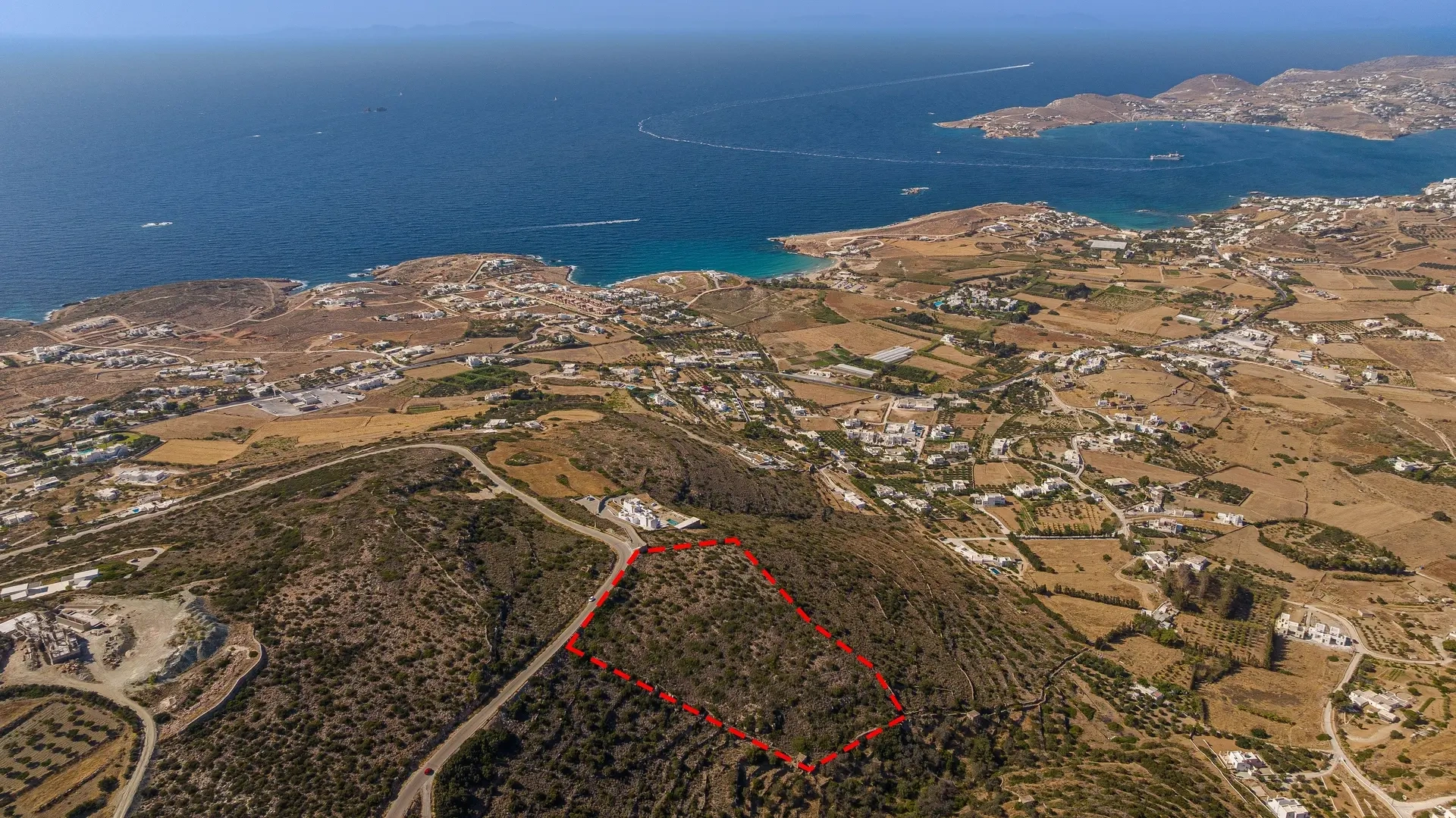 1 - vente terrain paros - cyclades egée méridionale grèce