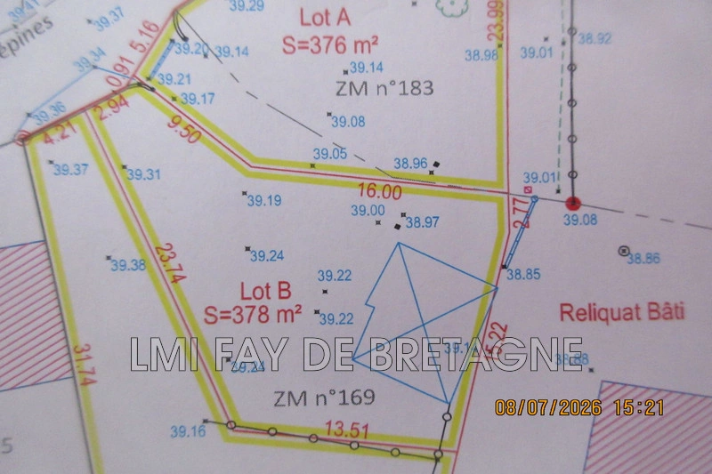 2 - plot of land for sale in blain loire-atlantique france