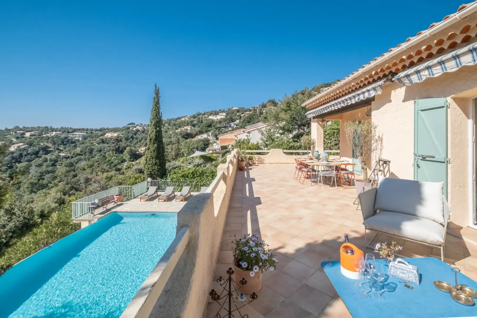 2 - vente maison vue mer les issambres var france