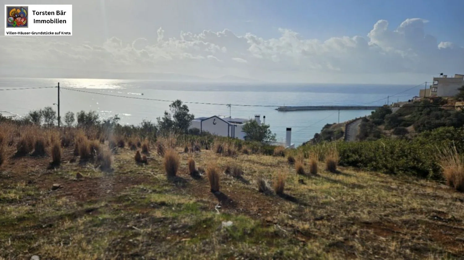2 - sea view plot of land for sale in agia galini crete greece