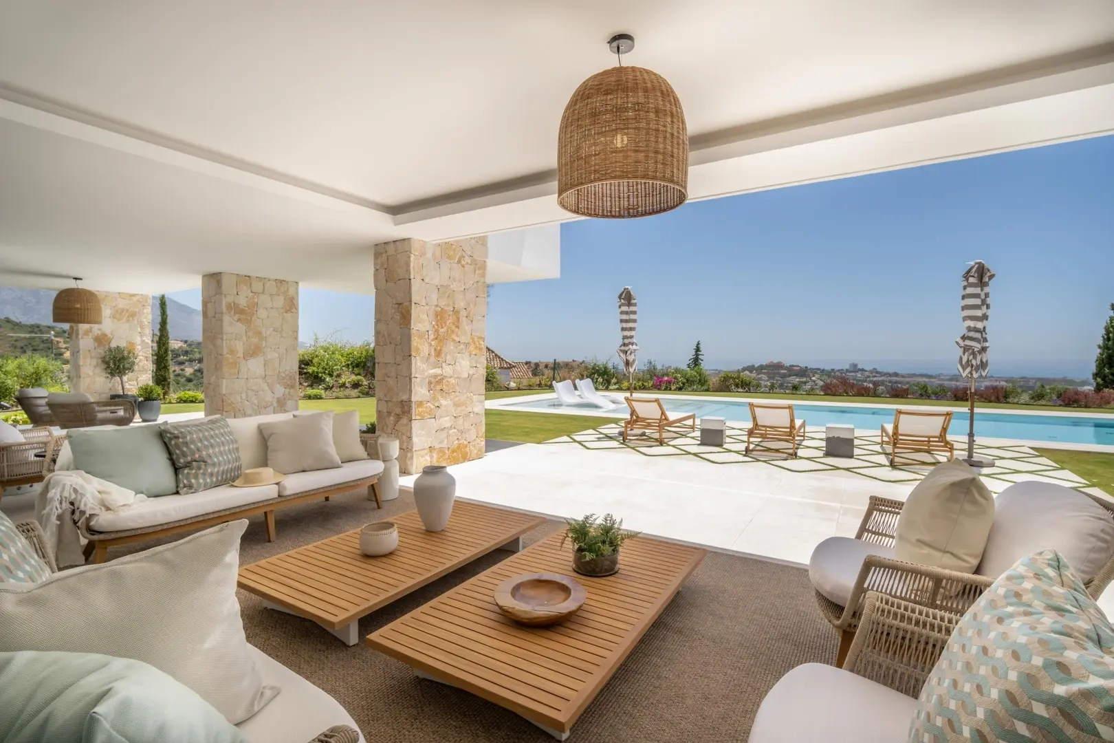 2 - sea view villa for sale in benahavis - costa del sol andalusia spain