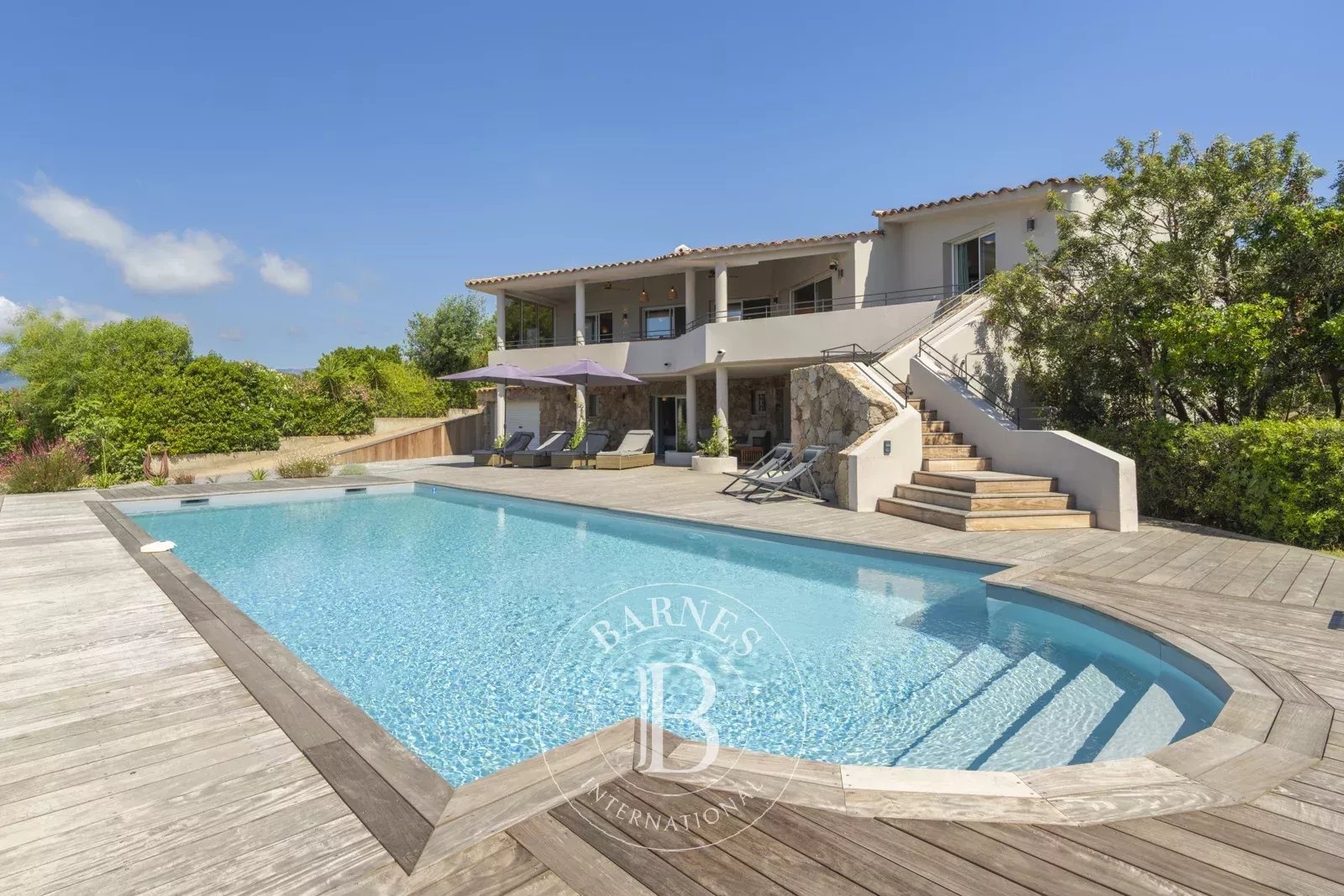 1 - sea view house for vacation rentals in zonza corsica (south) france