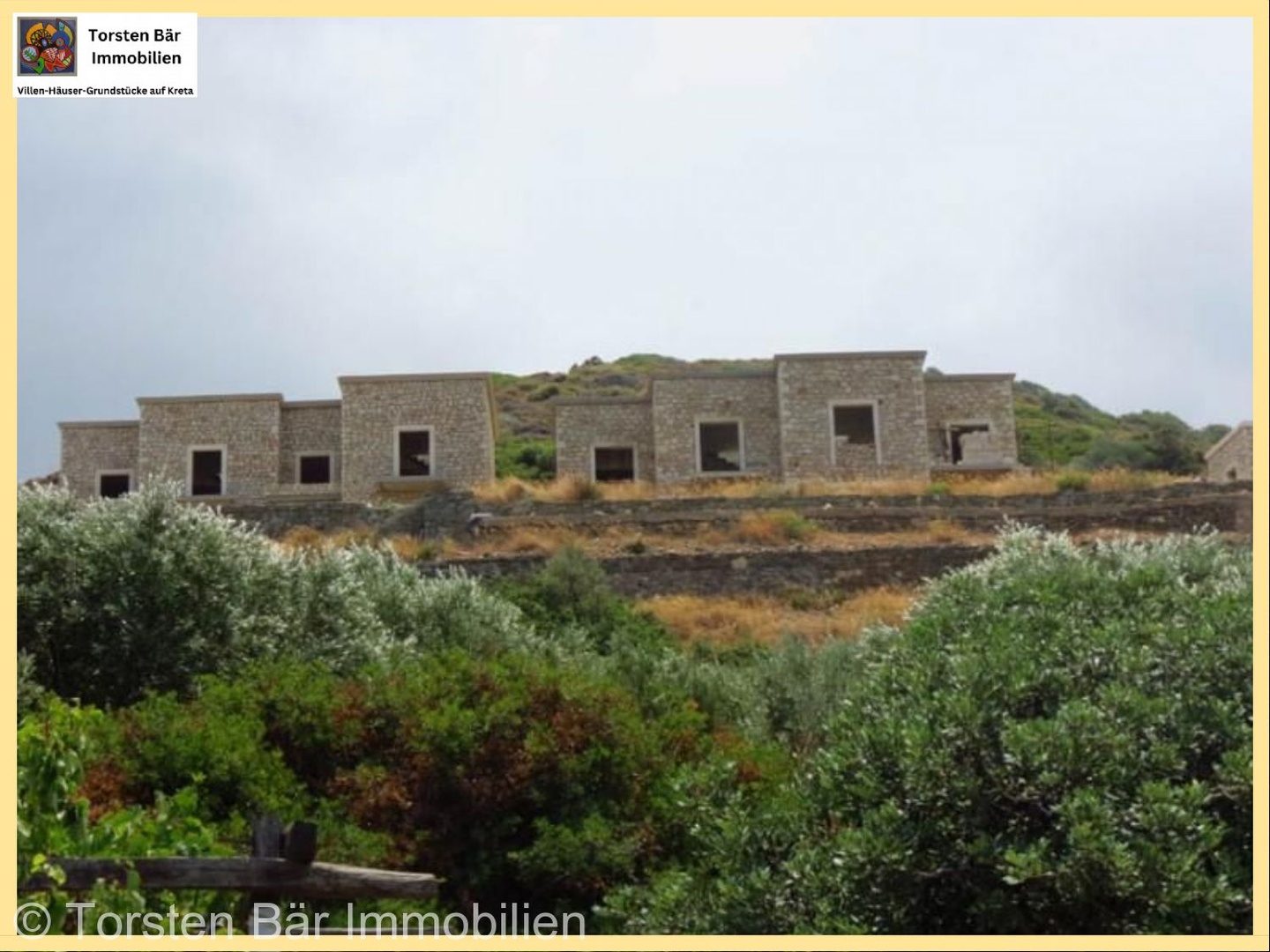 1 - vente immeuble vue mer agía fotiá crète grèce