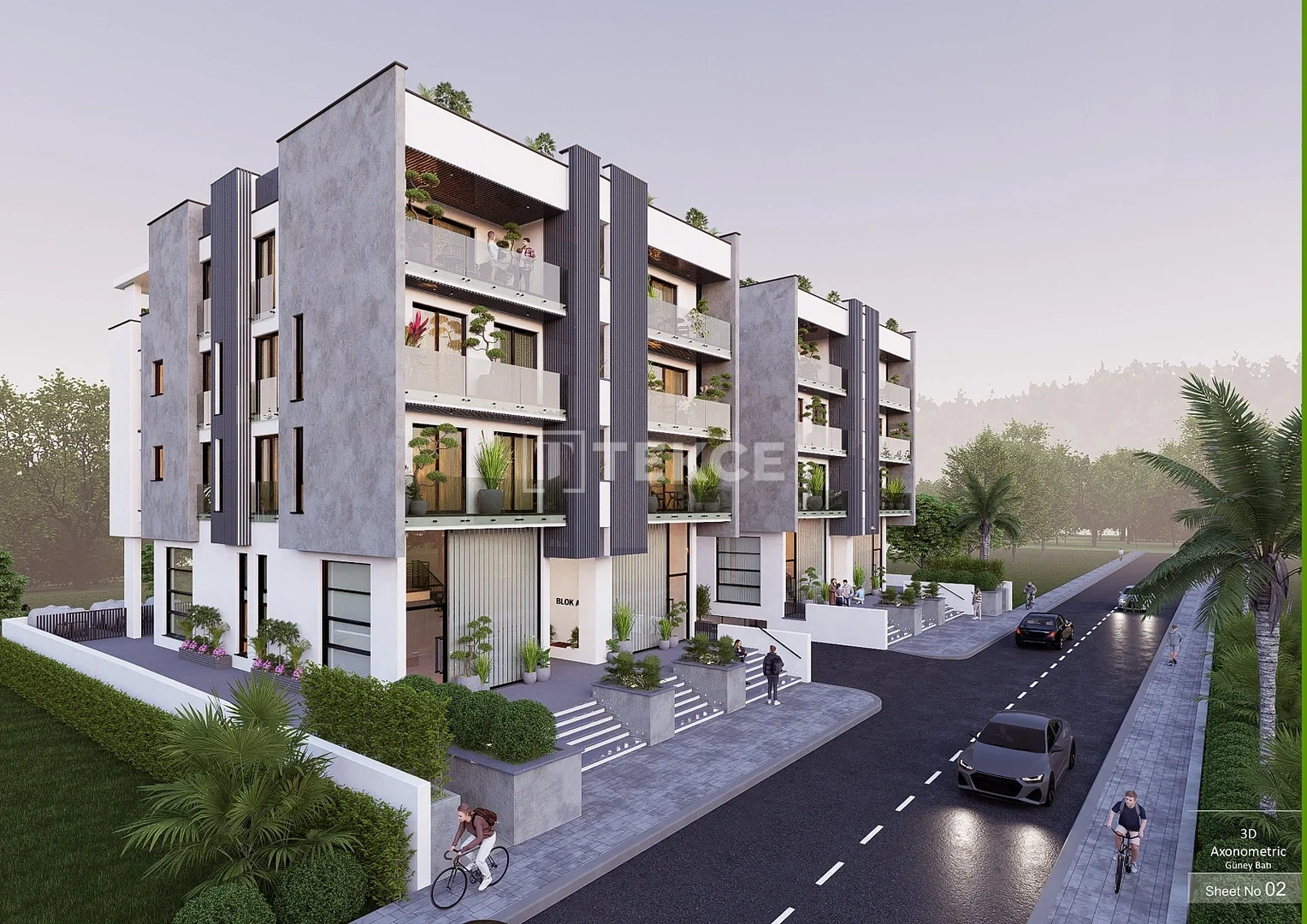 2 - vente appartement vue mer girne kyrenia chypre