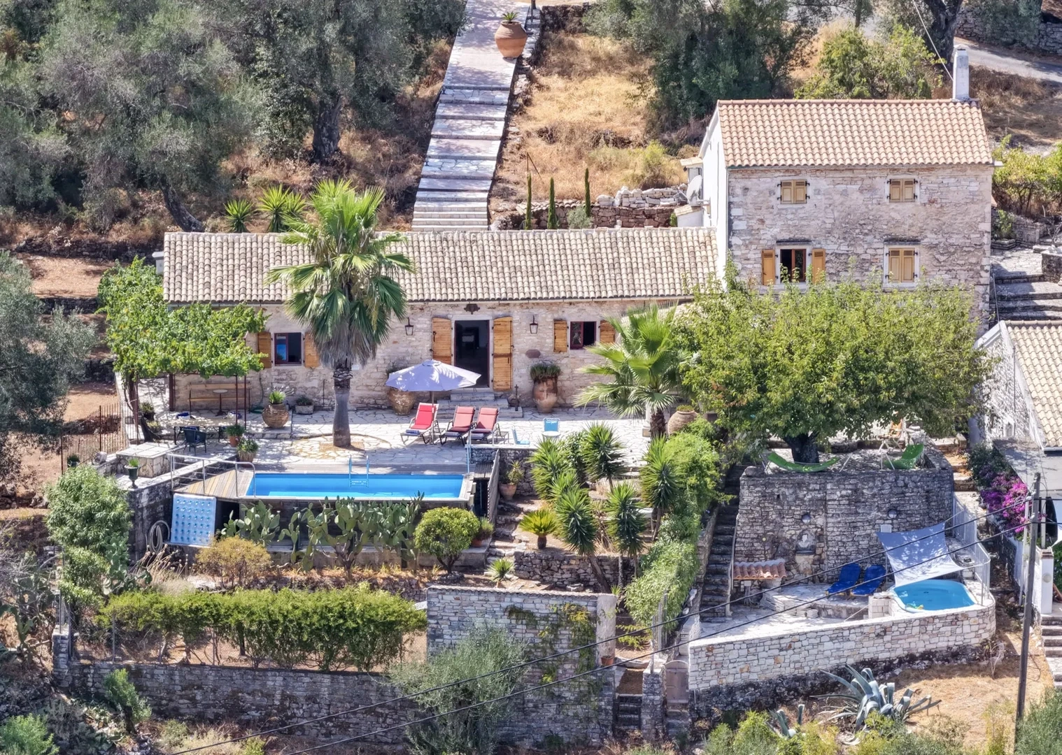 2 - venda casa vista de mar kassiópi ilhas jónicas grécia