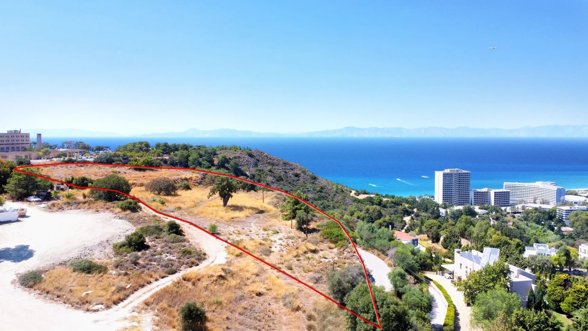 1 - vente terrain rhodes egée méridionale grèce