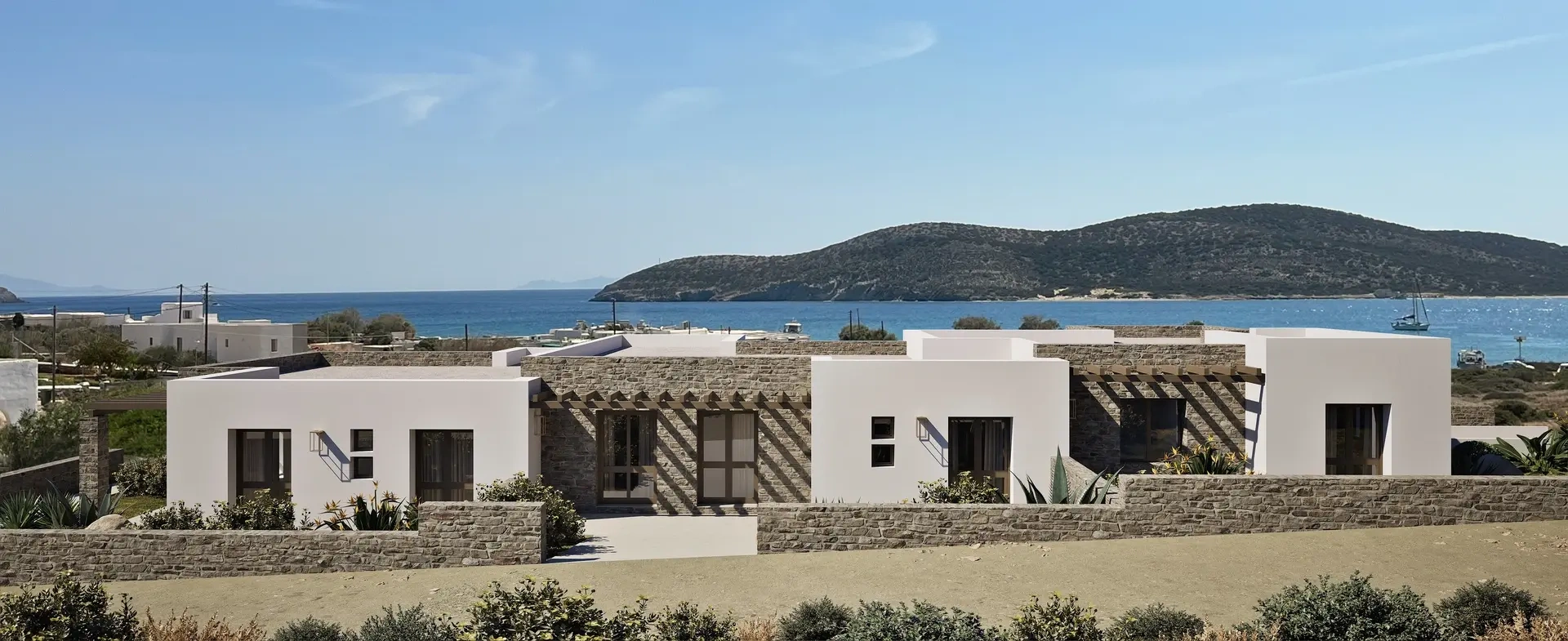 1 - verkoop huis uitzicht op zee antiparos - cycladen zuid-egeïsche eilanden griekenland