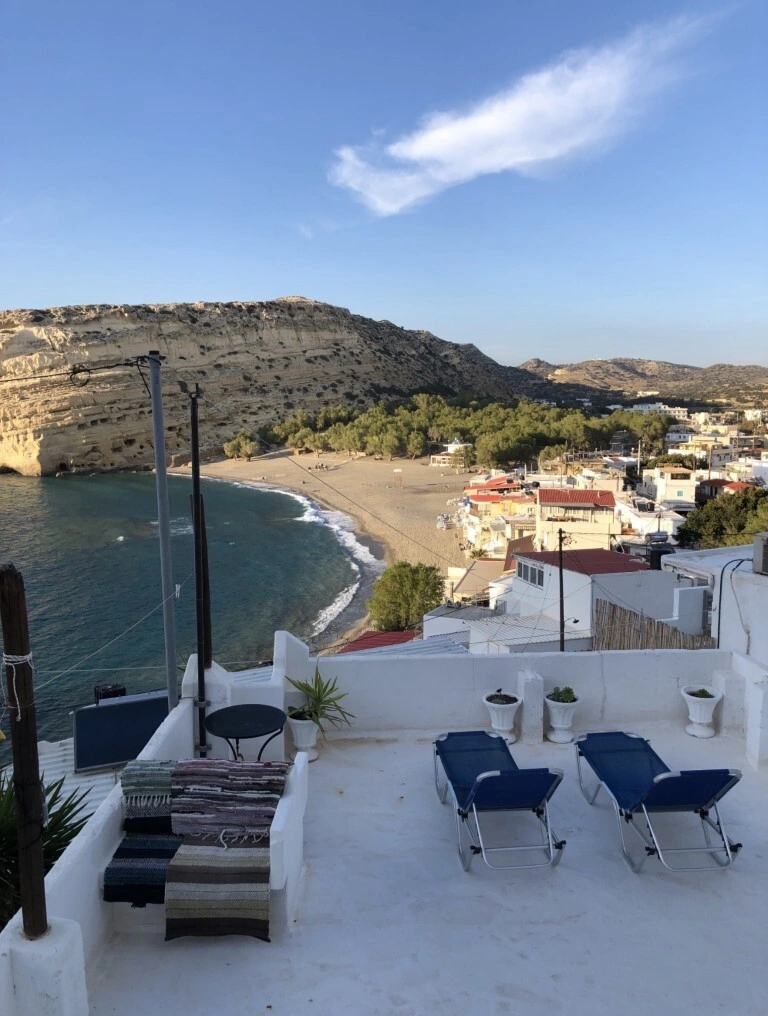 1 - venda casa vista de mar mátala creta grécia
