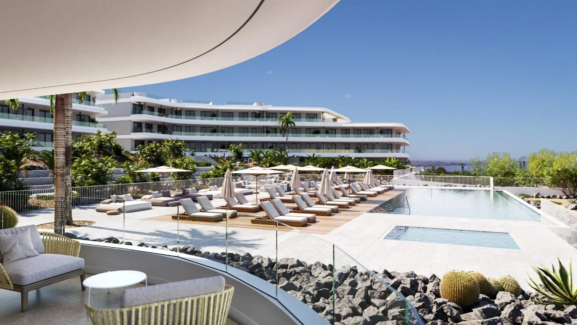 1 - vente appartement vue mer adeje ténérife - canaries espagne