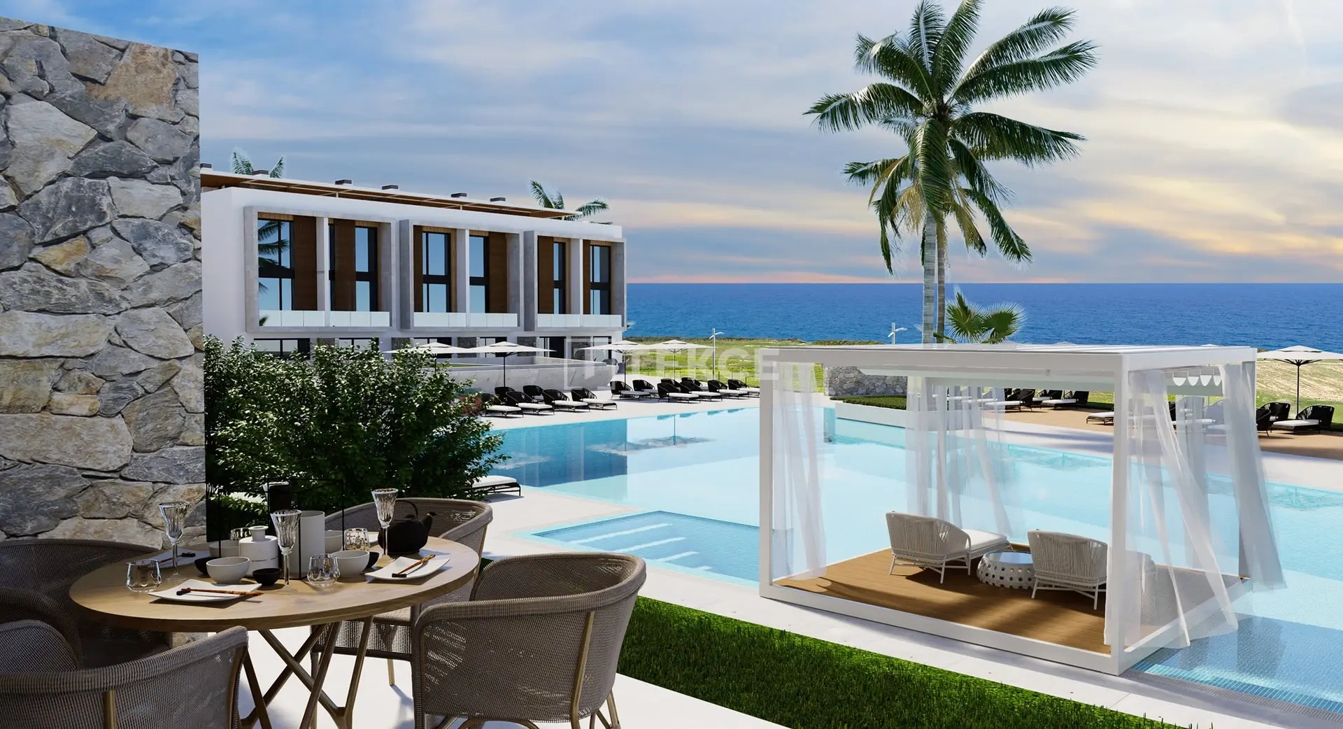2 - vente appartement pieds dans l'eau famagusta famagouste chypre