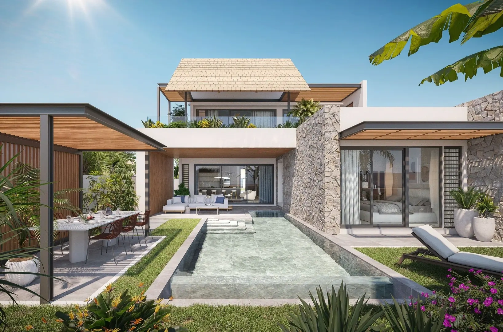 2 - verkauf haus direkt am wasser wolmar rivière noire mauritius