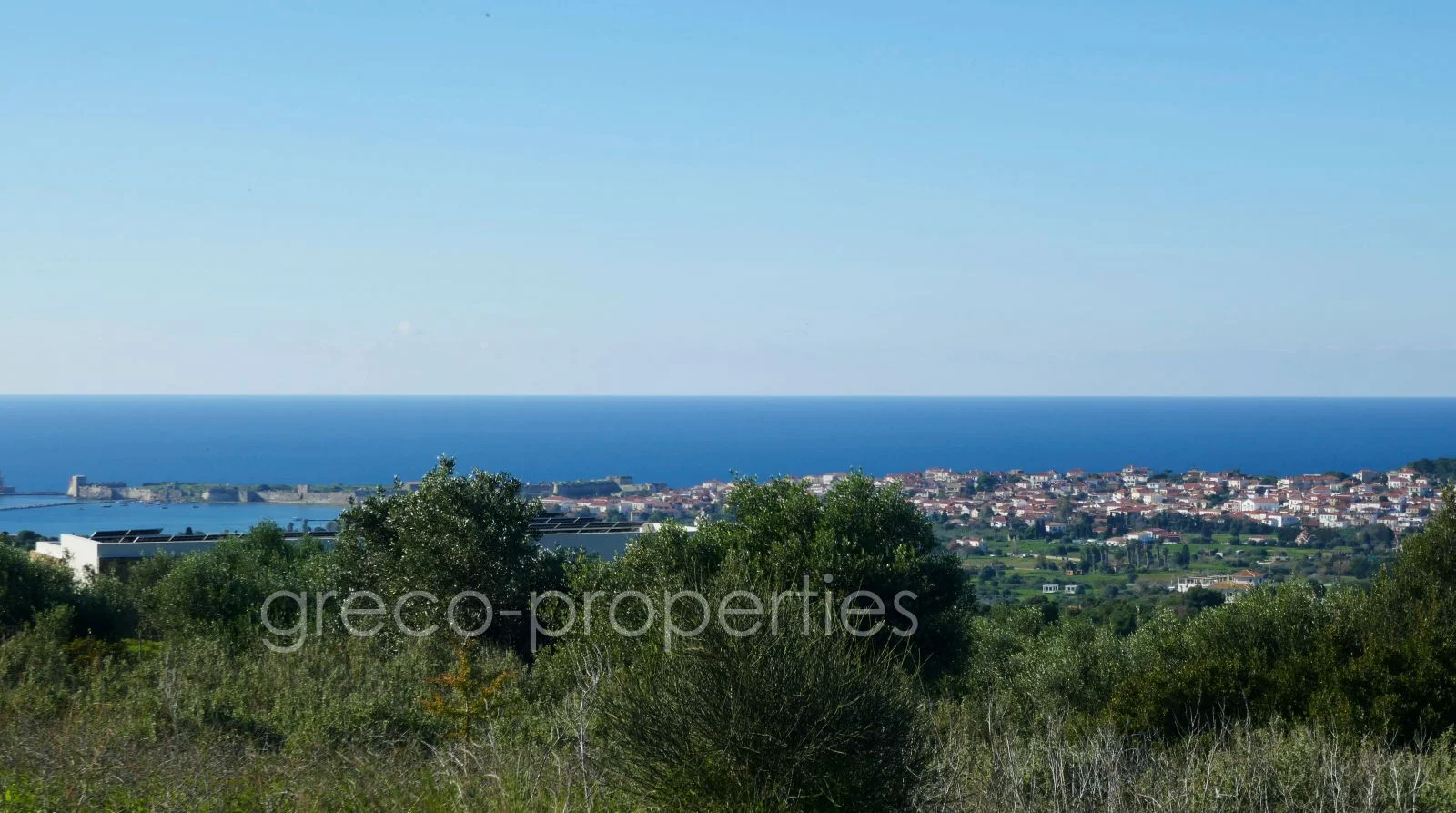 2 - venta terreno vista al mar modona peloponeso grecia