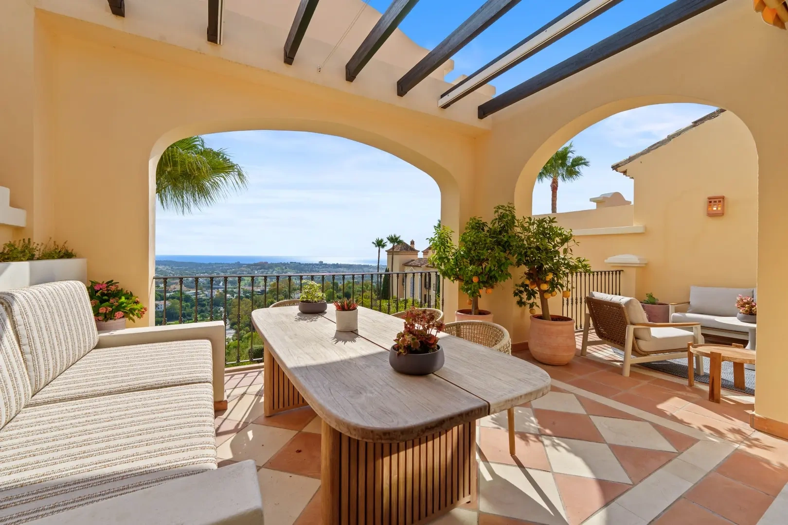 1 - verkoop appartement uitzicht op zee benahavis - costa del sol andalusië spanje