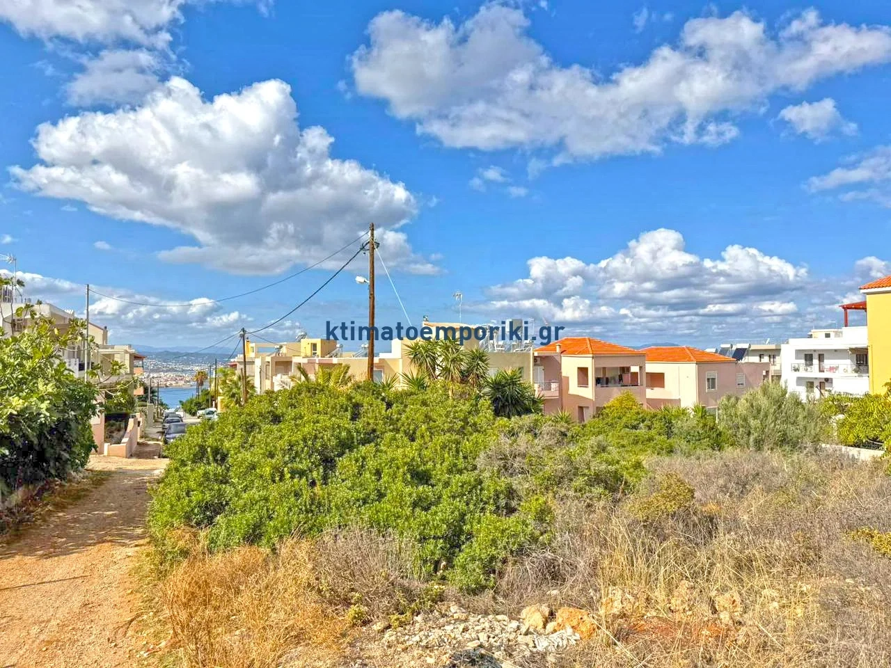 2 - продажа территория вид моря chania крит греция