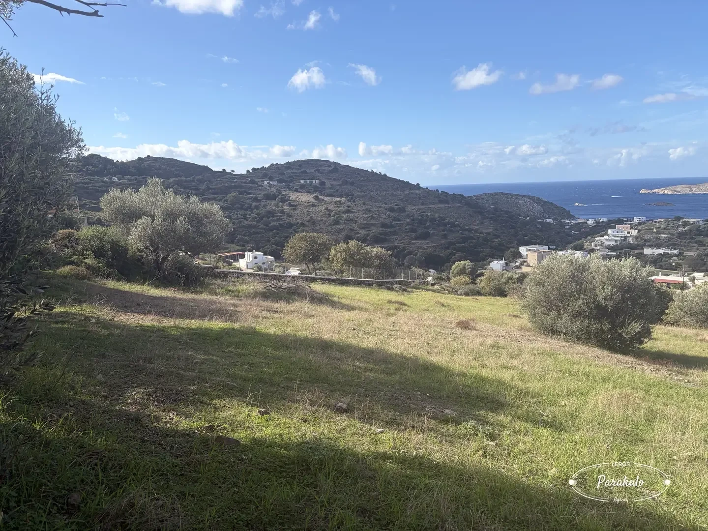 2 - sea view plot of land for sale in leros south aegean greece