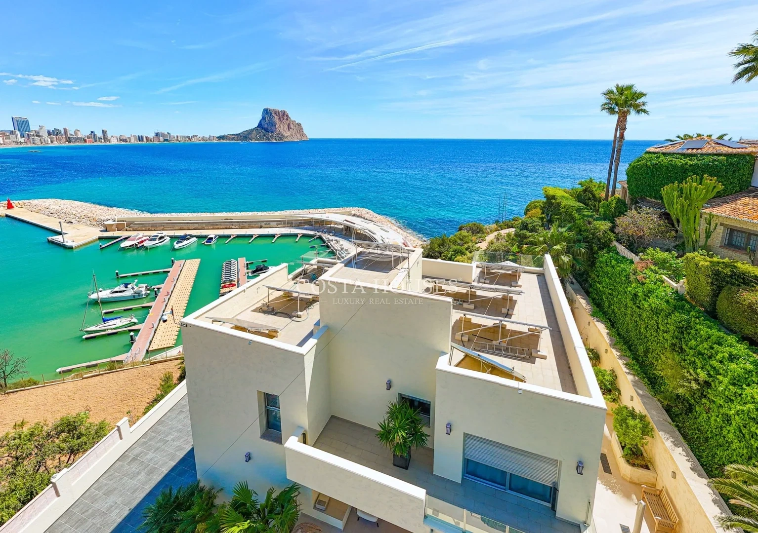 2 - vente maison pieds dans l'eau calpe - costa blanca communauté valencienne espagne