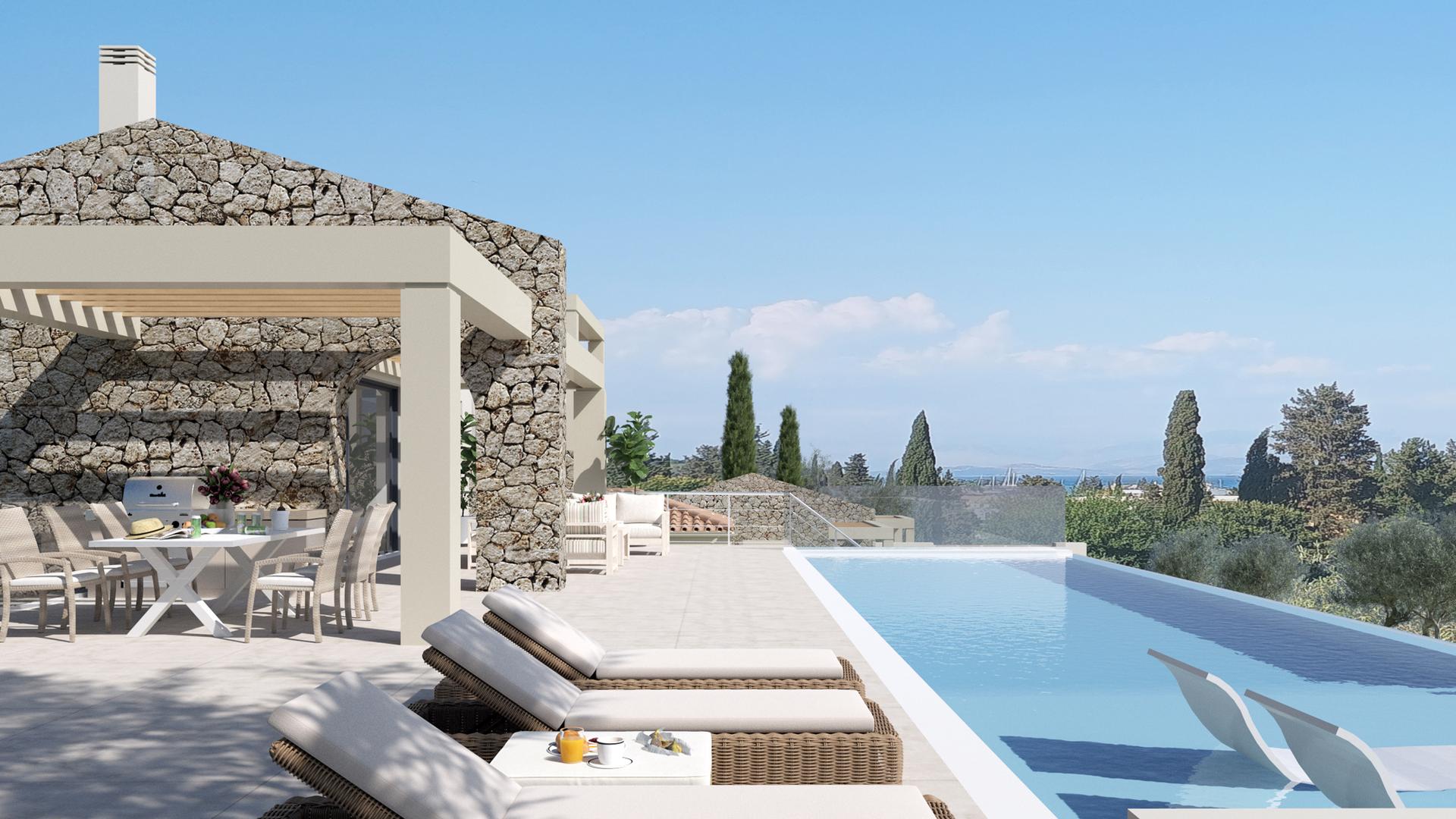 1 - sea view house for sale in gouviá ionian islands greece