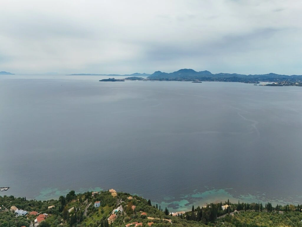 2 - verkoop terrein uitzicht op zee corfu ionische eilanden griekenland