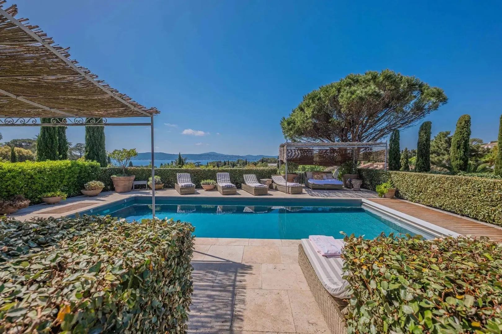 1 - vakantiewoningen te huur huis uitzicht op zee sainte-maxime var frankrijk